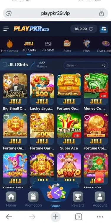 PlayPKR Game 
