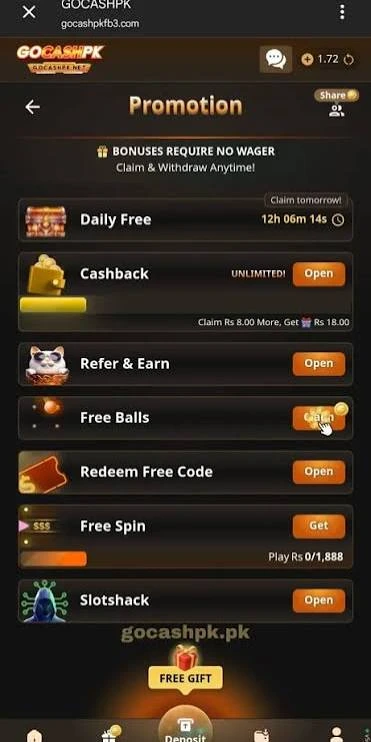 GOCash PK Game